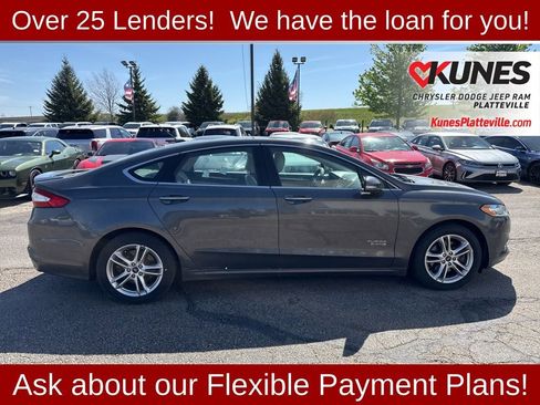 Used 2016 Ford Fusion Energi Titanium w/ Driver Assist Package FWD image 2