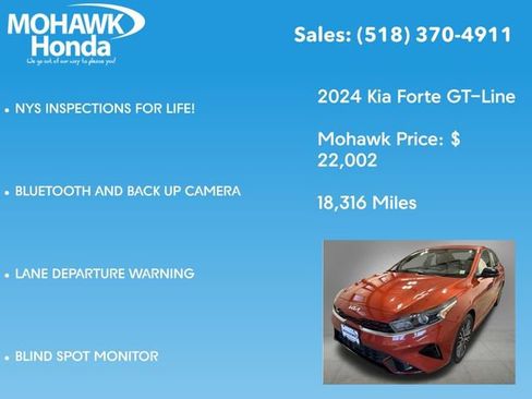 Used 2024 Kia Forte GT-Line w/ GT-Line Premium Package FWD image 7