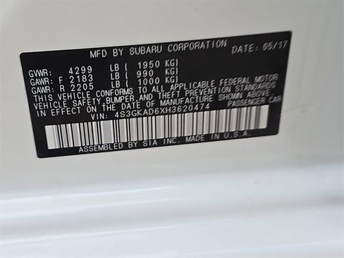 Used 2017 Subaru Impreza 2.0i Premium w/ BSD & Rcta/SRF/Eyesight image 32