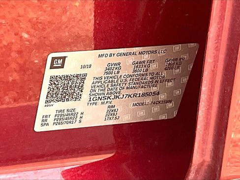 Used 2019 Chevrolet Suburban Premier w/ Premier Plus Edition AWD/4WD image 19