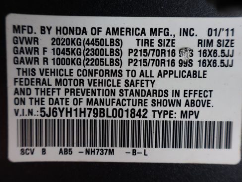 Used 2011 Honda Element EX image 46
