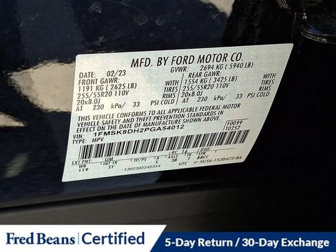 Certified 2023 Ford Explorer XLT w/ Equipment Group 202A AWD/4WD image 28
