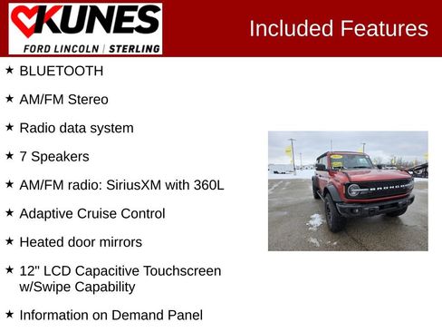 Used 2023 Ford Bronco Wildtrak AWD/4WD image 3