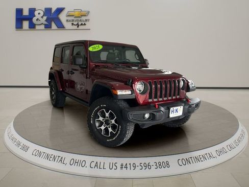 Used 2021 Jeep Wrangler Unlimited Rubicon w/ Dual Top Group AWD/4WD image 1