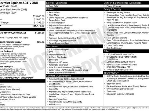 Used 2025 Chevrolet Equinox ACTIV w/ Safety and Technology Package FWD image 69