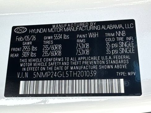 Certified 2026 Hyundai Santa Fe SEL FWD image 32