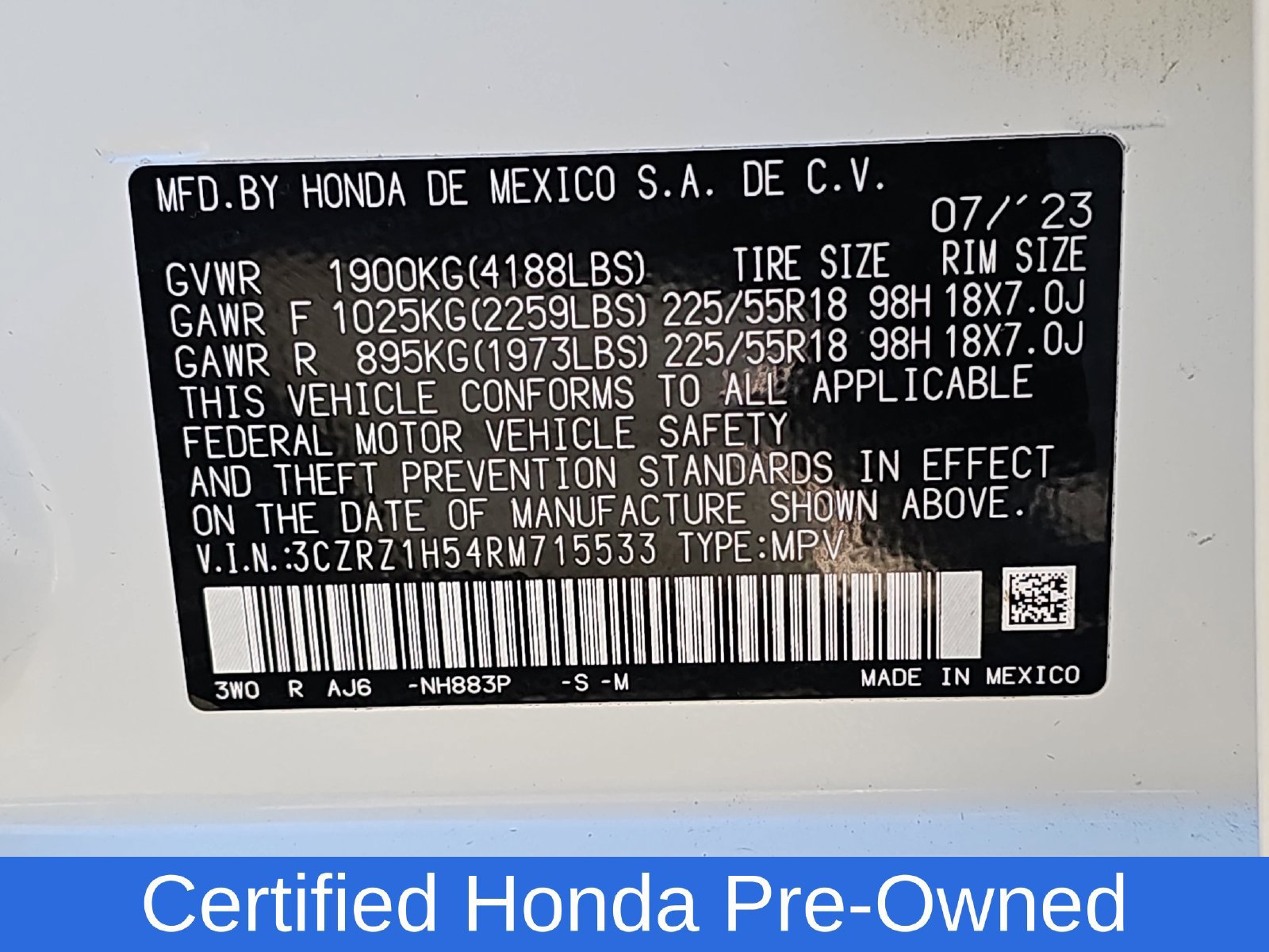 Used 2024 Honda HR-V Sport image 35