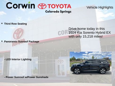 Used 2024 Kia Sorento EX w/ Panoramic Sunroof Package AWD/4WD image 6
