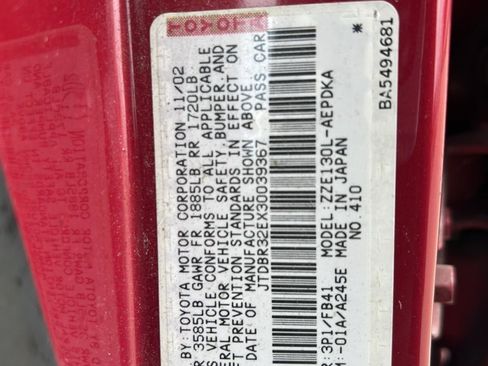 Used 2003 Toyota Corolla CE image 25