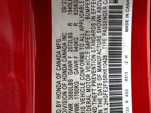 Certified 2024 Honda Civic Sport image 29