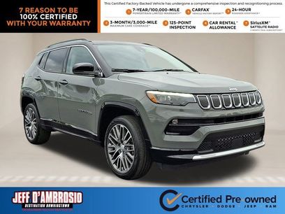 Certified 2022 Jeep Compass Limited w/ Elite Group