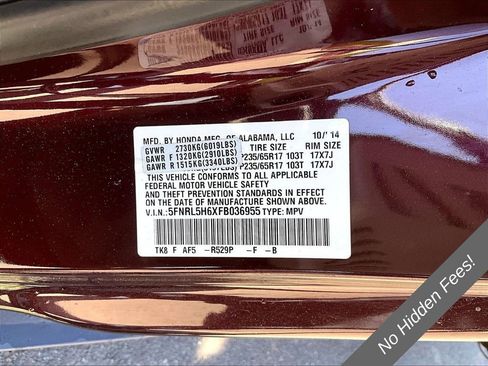 Used 2015 Honda Odyssey EX-L image 30