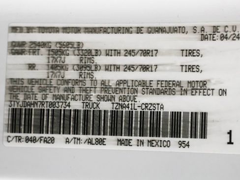 Used 2024 Toyota Tacoma SR RWD image 41