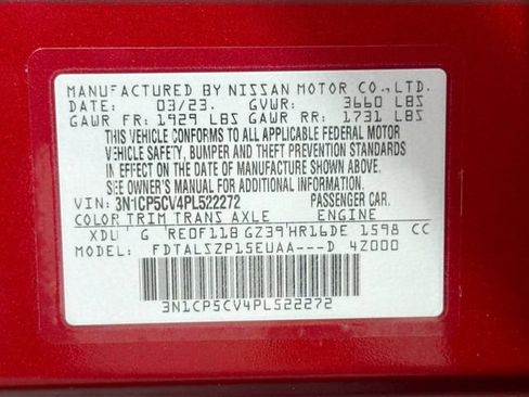 Used 2023 Nissan Kicks SV FWD image 38