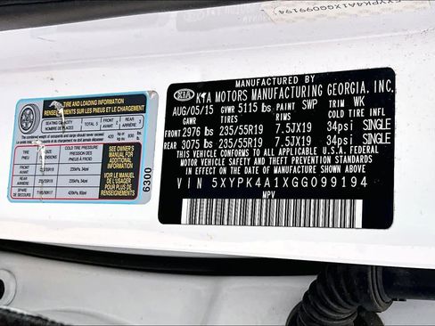 Used 2016 Kia Sorento SX image 35