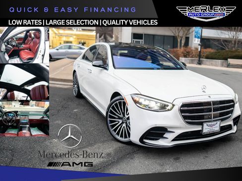 Used 2021 Mercedes-Benz S 580 4MATIC Sedan w/ AMG Line image 1