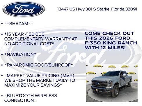 New 2026 Ford F350 King Ranch w/ Chrome Package image 5