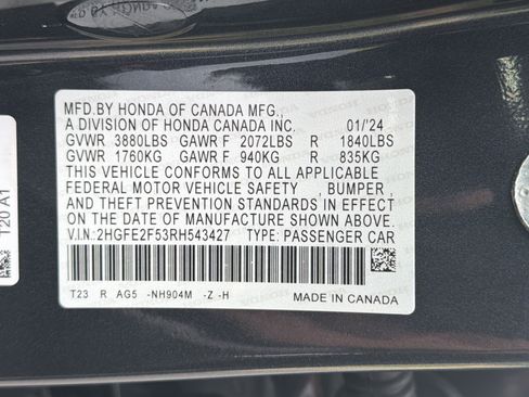 Used 2024 Honda Civic Sport image 36