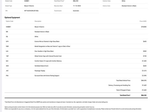 Used 2024 Porsche Macan 4 Electric image 31