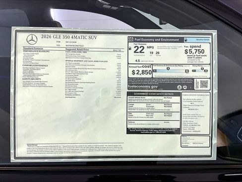 New 2026 Mercedes-Benz GLE 350 4MATIC image 18