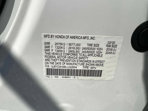 Used 2020 Acura MDX SH-AWD w/ Technology Package image 22