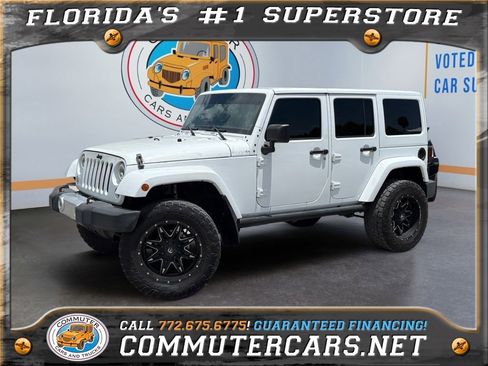 Used 2014 Jeep Wrangler Unlimited Sahara w/ Connectivity Group AWD/4WD image 1