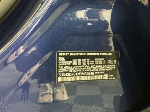 Certified 2022 BMW X3 sDrive30i w/ Convenience Package RWD image 34