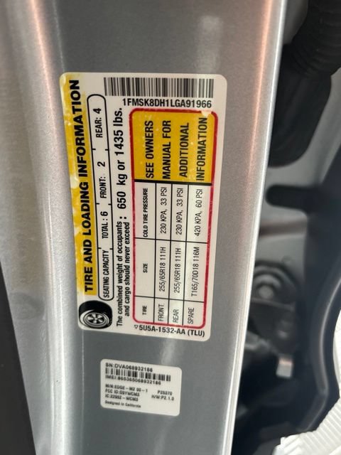 Used 2020 Ford Explorer XLT AWD/4WD image 17