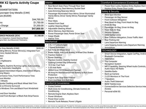 Used 2026 BMW X2 xDrive28i w/ Convenience Package AWD/4WD image 2