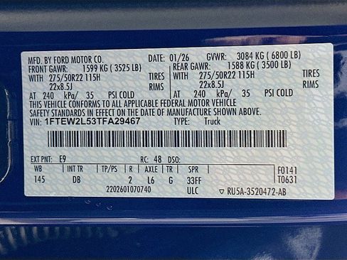 New 2026 Ford F150 STX w/ F-150 LOBO Package image 22