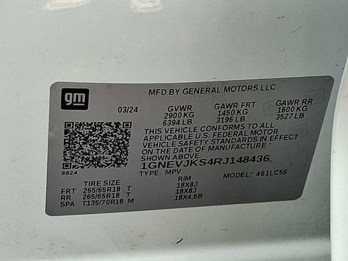 Used 2024 Chevrolet Traverse Z71 w/ Enhanced Driving Package AWD/4WD image 26