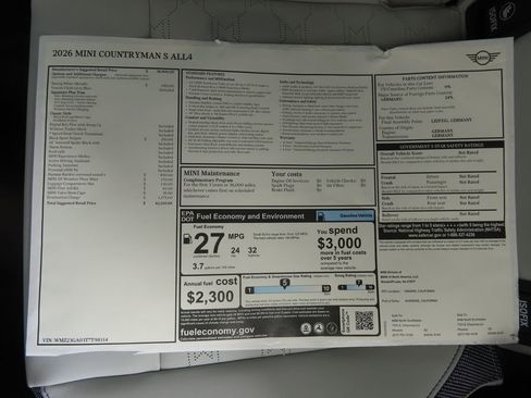 Certified 2026 MINI Cooper Countryman S AWD/4WD image 14