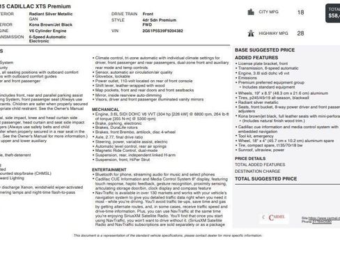 Used 2015 Cadillac XTS Premium image 3