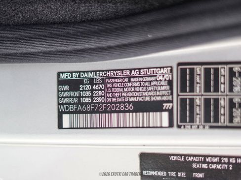 Used 2002 Mercedes-Benz SL 500 image 55