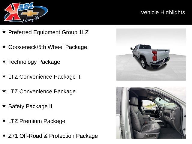 Used 2022 Chevrolet Silverado 2500 LTZ w/ LTZ Premium Package AWD/4WD image 2