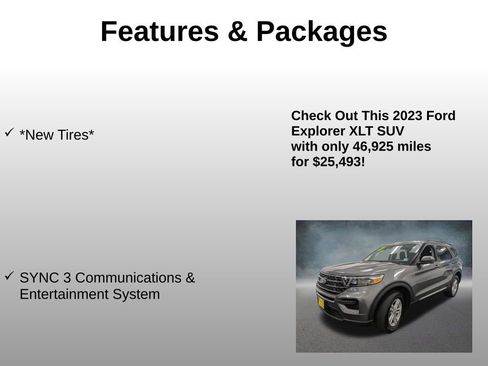 Used 2023 Ford Explorer XLT AWD/4WD image 4