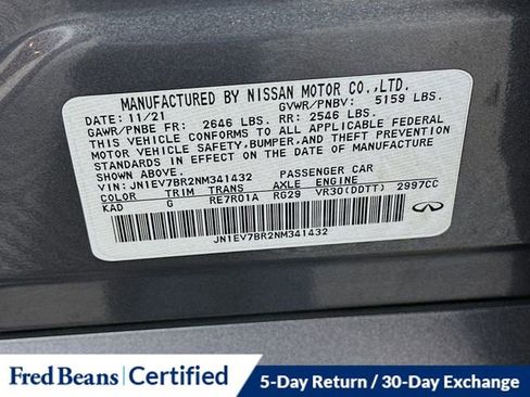 Used 2022 INFINITI Q50 Luxe w/ Cargo Package image 34