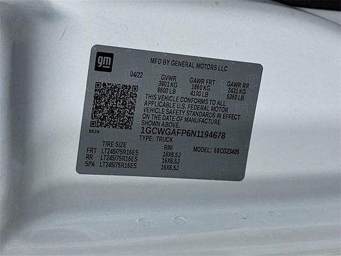 Used 2022 Chevrolet Express 2500 w/ Driver Convenience Package image 35