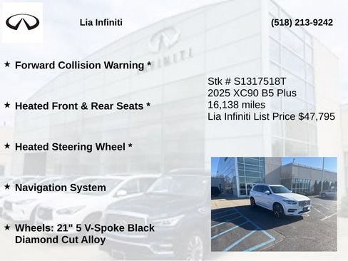 Used 2025 Volvo XC90 B5 Plus w/ Protection Package Premier AWD/4WD image 20