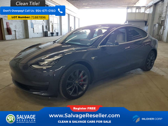 Used 2020 Tesla Model 3 Performance AWD/4WD image 1