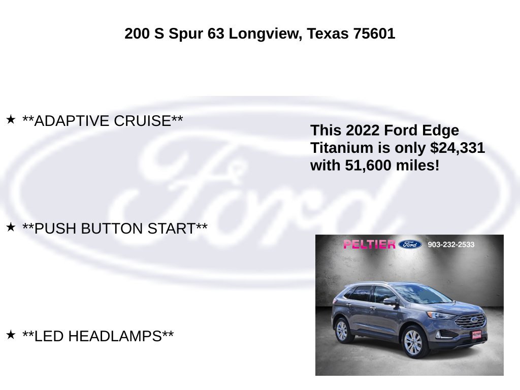 Certified 2022 Ford Edge Titanium AWD/4WD image 15