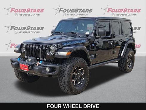 Used 2021 Jeep Wrangler Unlimited Rubicon 4xe w/ Steel Bumper Group AWD/4WD image 9