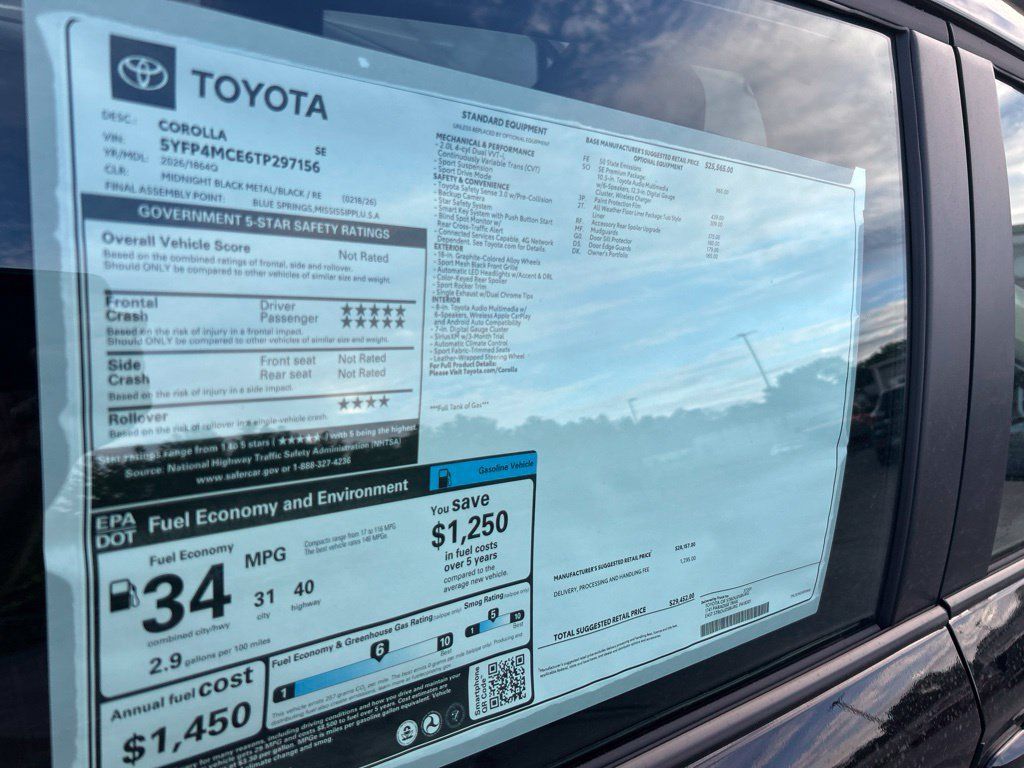 New 2026 Toyota Corolla SE w/ SE Package FWD image 30