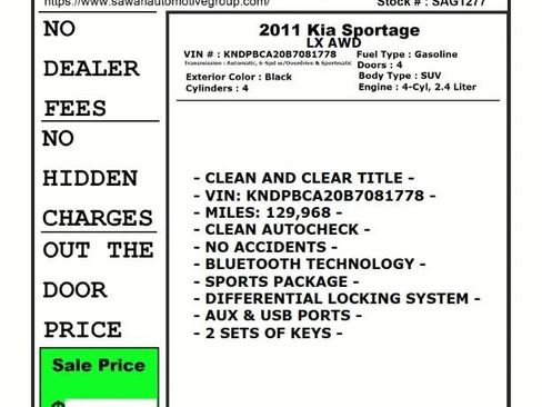 Used 2011 Kia Sportage LX image 21