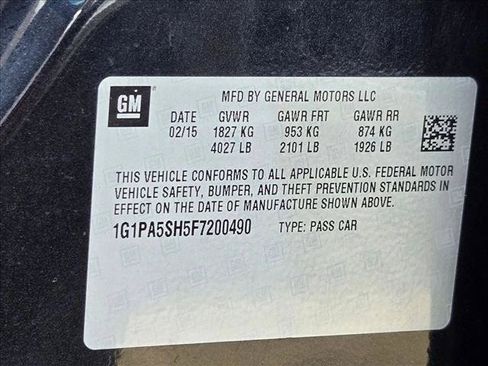 Used 2015 Chevrolet Cruze LS FWD image 22