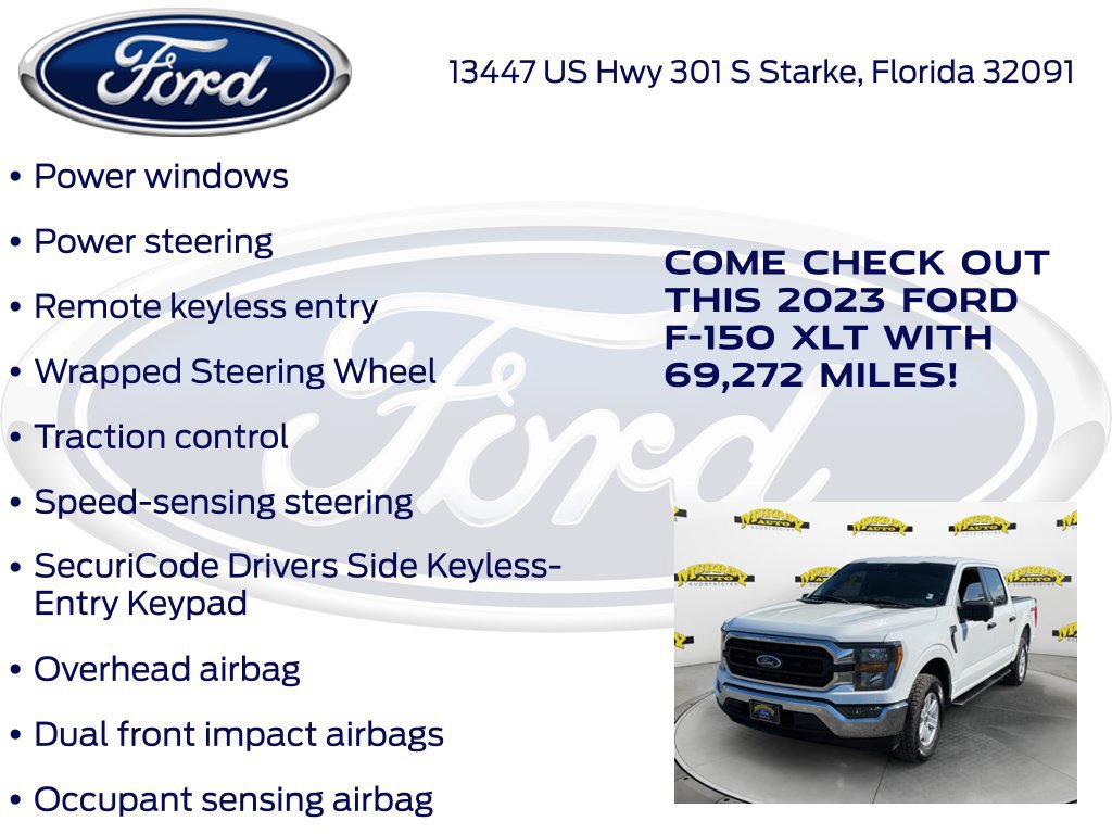 Certified 2023 Ford F150 XLT w/ Equipment Group 301A Mid AWD/4WD image 32