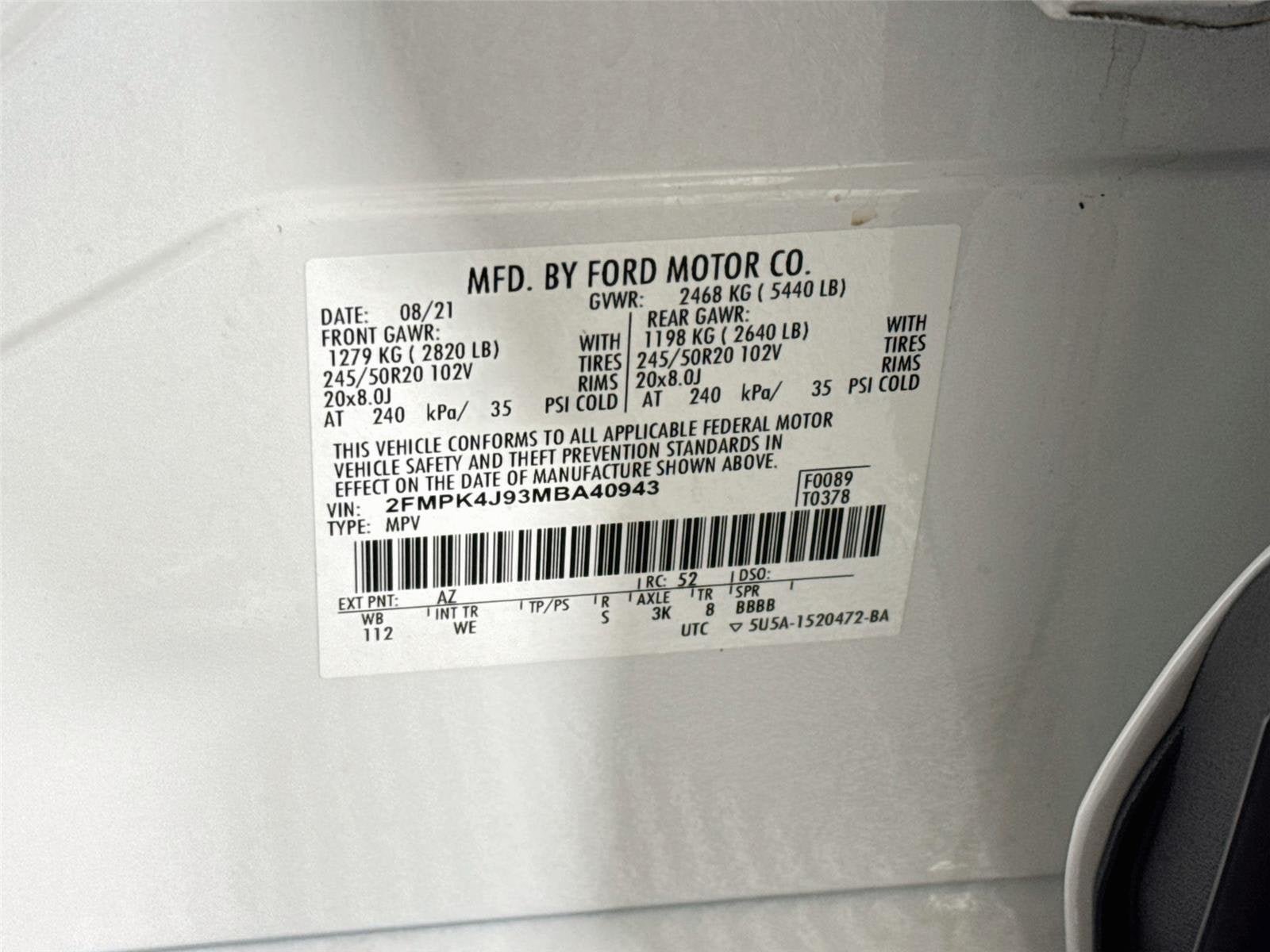 Used 2021 Ford Edge ST-Line AWD/4WD image 31