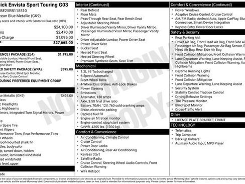 Used 2024 Buick Envista Sport Touring w/ Convenience I Package image 3