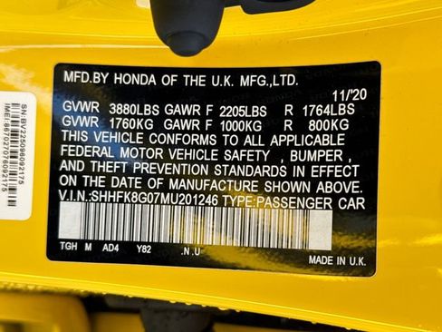 Used 2021 Honda Civic Type R Limited image 16