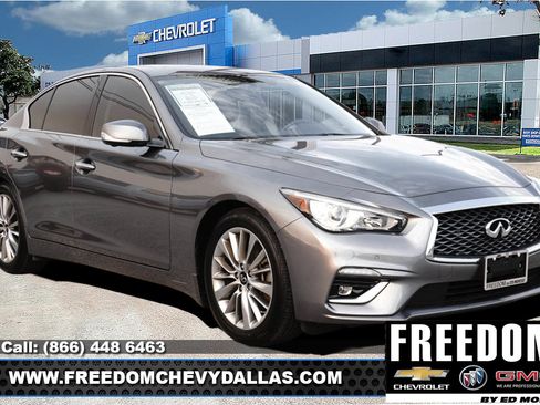 Used 2023 INFINITI Q50 Luxe w/ Cargo Package RWD image 1